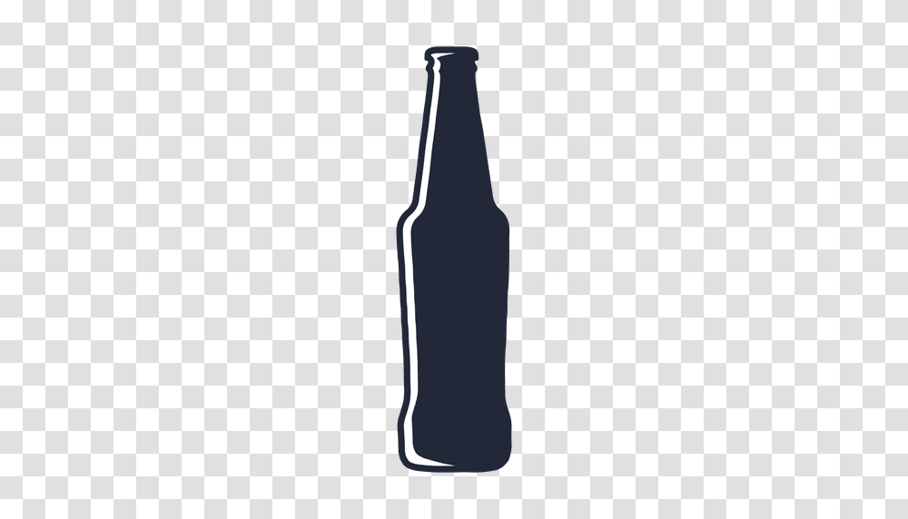 Beer Bottle Silhouette, Alcohol, Beverage, Drink Transparent Png