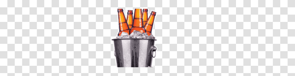 Beer Bucket Image, Bottle, Shaker, Beverage, Drink Transparent Png