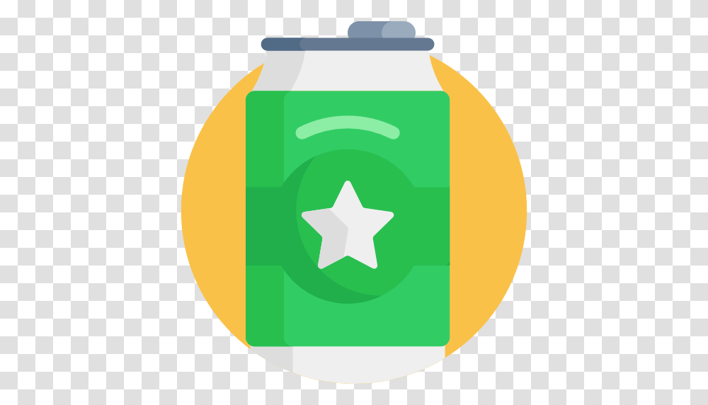 Beer Can, First Aid, Star Symbol, Recycling Symbol Transparent Png