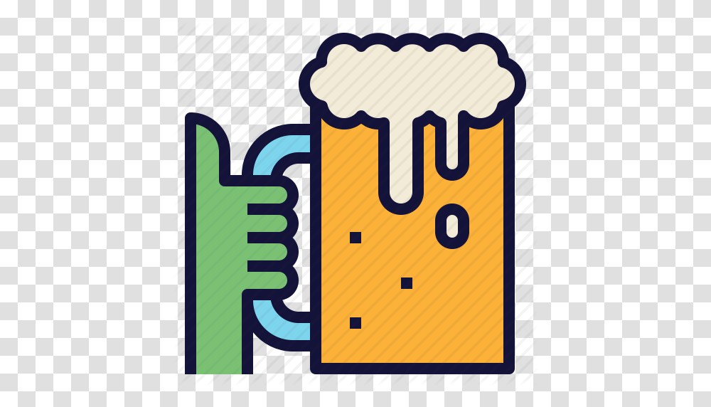 Beer Celebration Cheers Drink Glass Mug Icon, Label Transparent Png