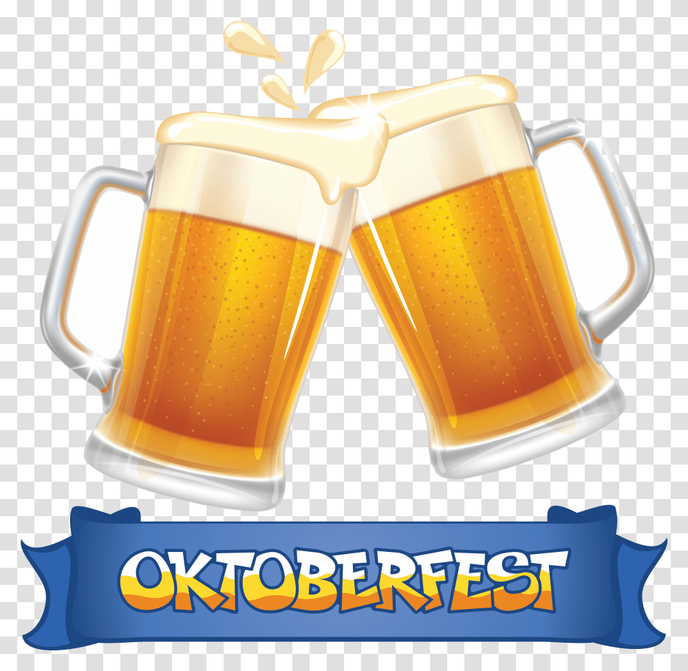 Beer Cheers Background Beer Mugs Clipart Transparent Png