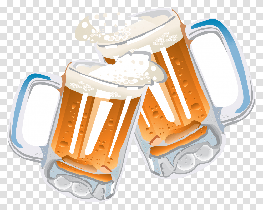 Beer Clip Art Free Clipart Images Background Beer Mugs Clip Art, Glass, Beer Glass, Alcohol, Beverage Transparent Png
