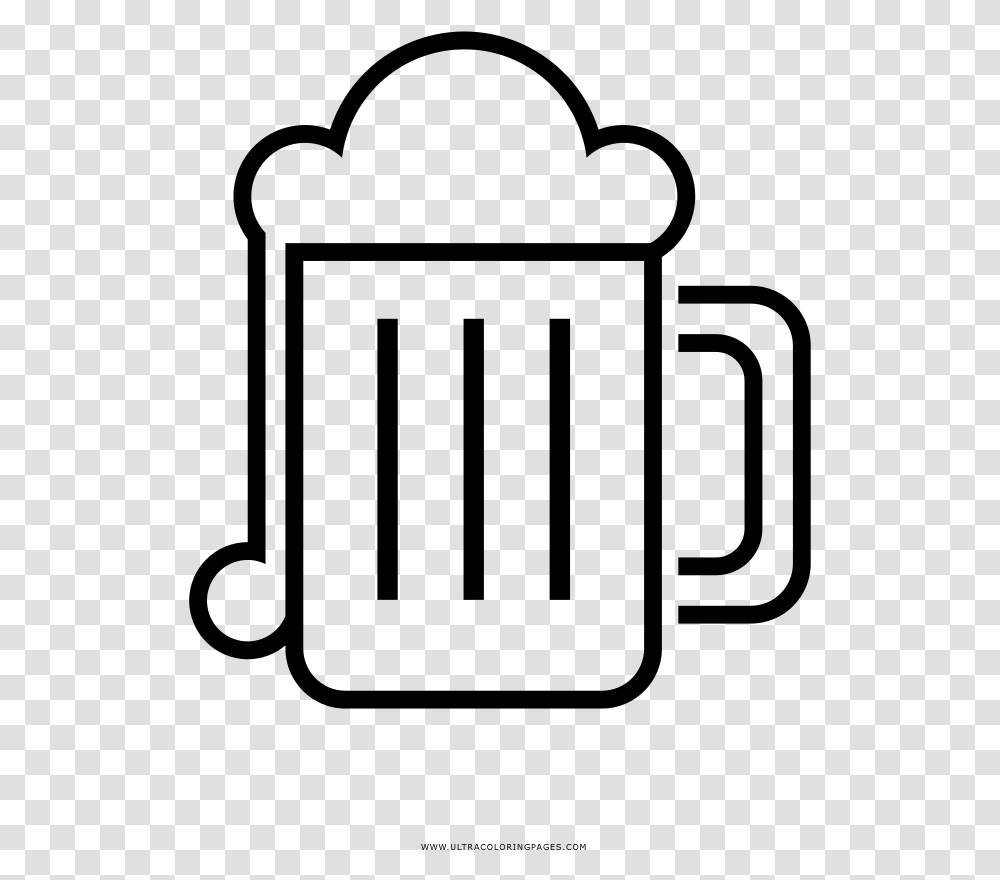 Beer Coloring Page, Gray, World Of Warcraft Transparent Png