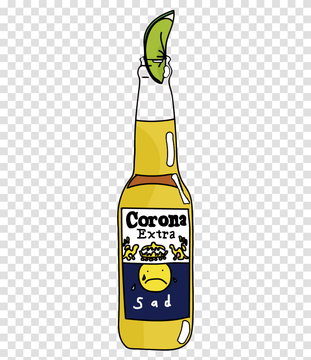 Beer Corona Mexico Sad Tumblr Freetoedit, Food, Beverage, Drink, Alcohol Transparent Png