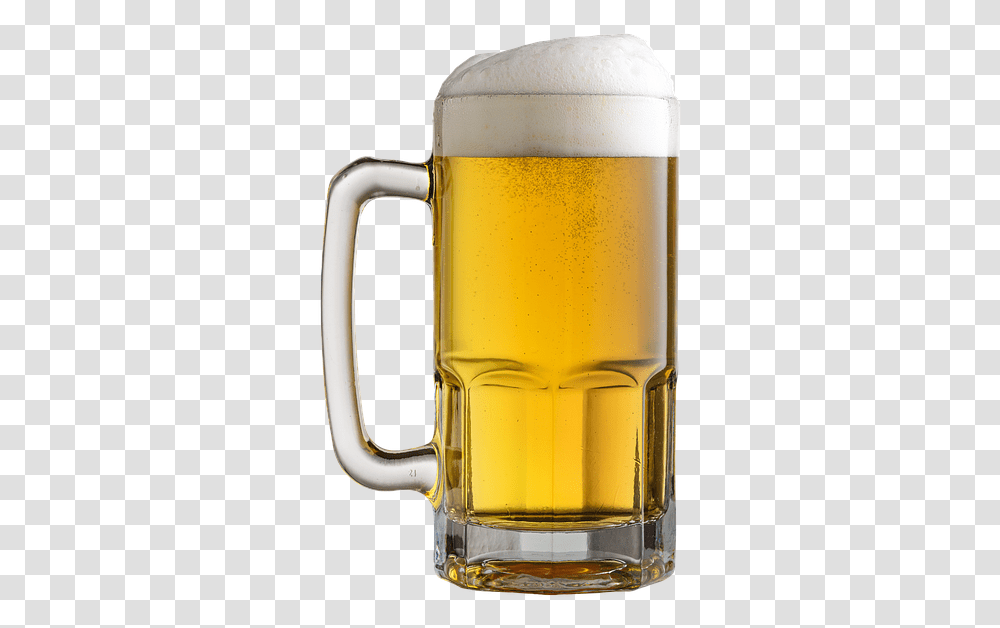 Beer Drink Glass Refreshment Alcohol Bar Biere Dans Un Verre, Beer Glass, Beverage, Stein, Jug Transparent Png