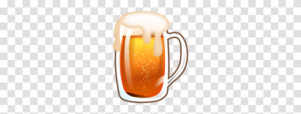 Beer Emojidex, Glass, Beer Glass, Alcohol, Beverage Transparent Png