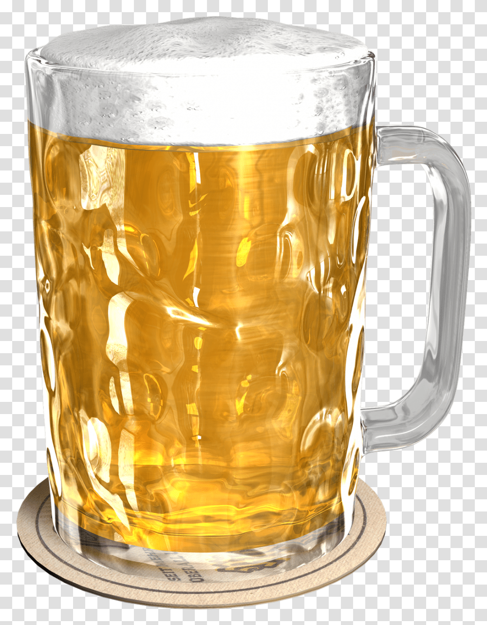 Beer Foam Lager, Glass, Beer Glass, Alcohol, Beverage Transparent Png