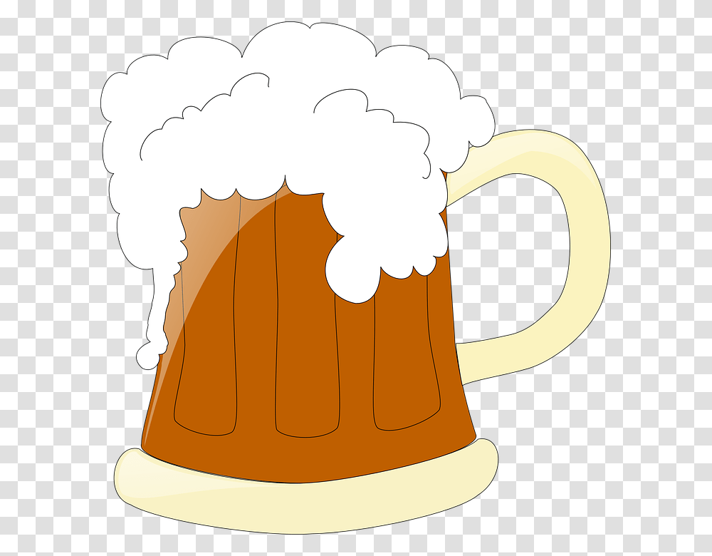 Beer Glassware Drink Clip Art, Stein, Jug, Beverage, Cup Transparent Png