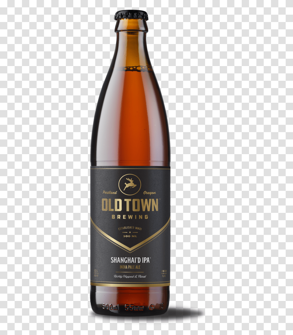 Beer Ipa Old Town Brewery, Alcohol, Beverage, Drink, Bottle Transparent Png