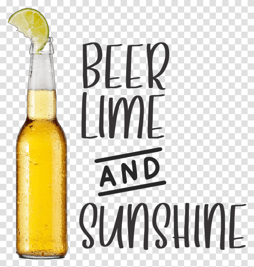 Beer Lime And Sunshine Lemon Juice, Alcohol, Beverage, Drink, Bottle Transparent Png