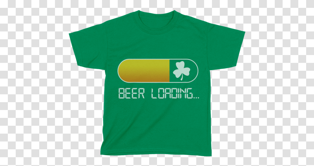 Beer Loading Emblem, Apparel, T-Shirt, Green Transparent Png
