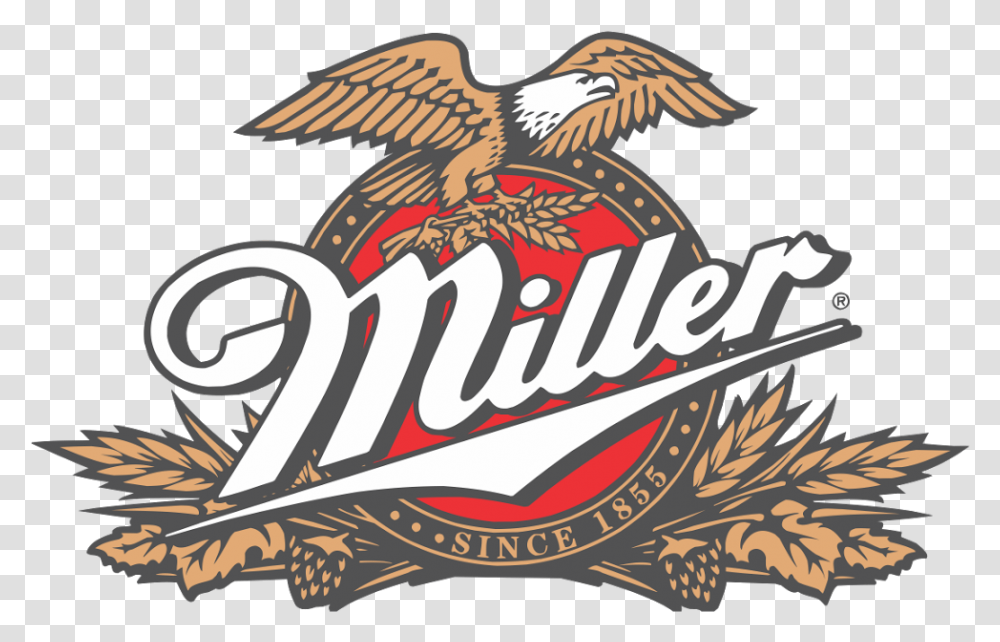 Beer Logos Miller Genuine Draft Logos, Bird, Text, Symbol, Trademark Transparent Png