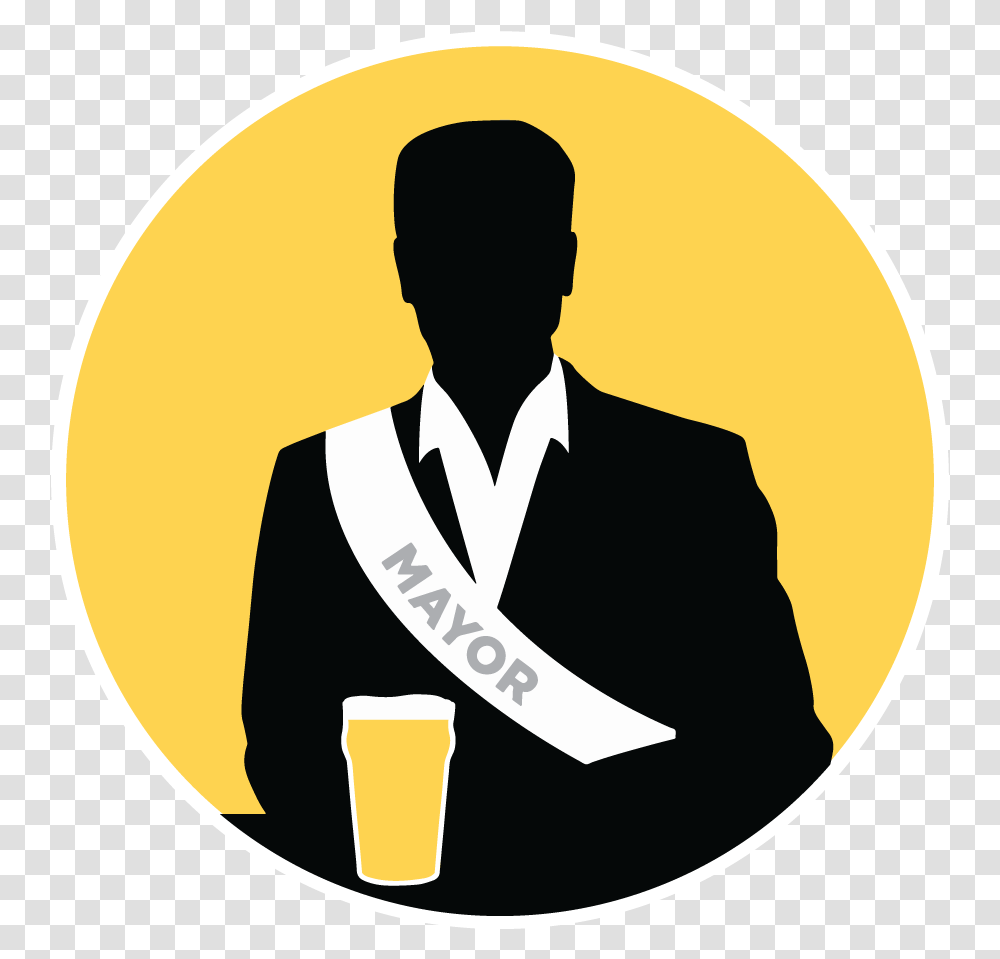 Beer Mayor Icon, Person, Human, Beverage, Drink Transparent Png