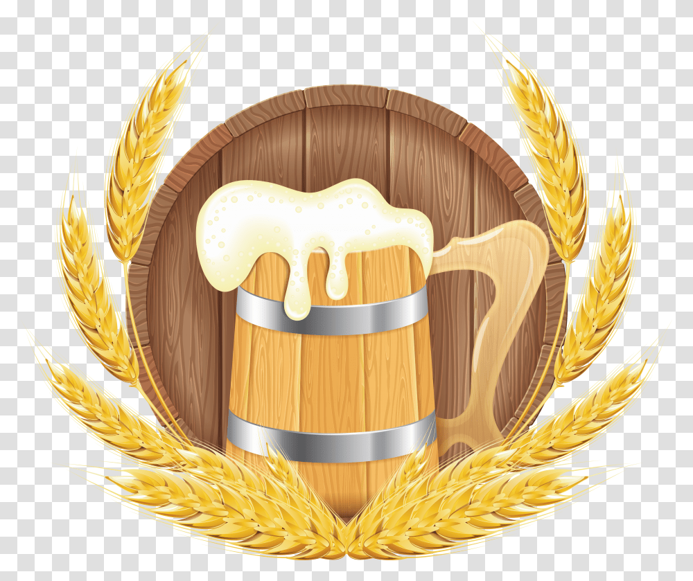 Beer Mug Clip Art Oktoberfest Barrel Transparent Png