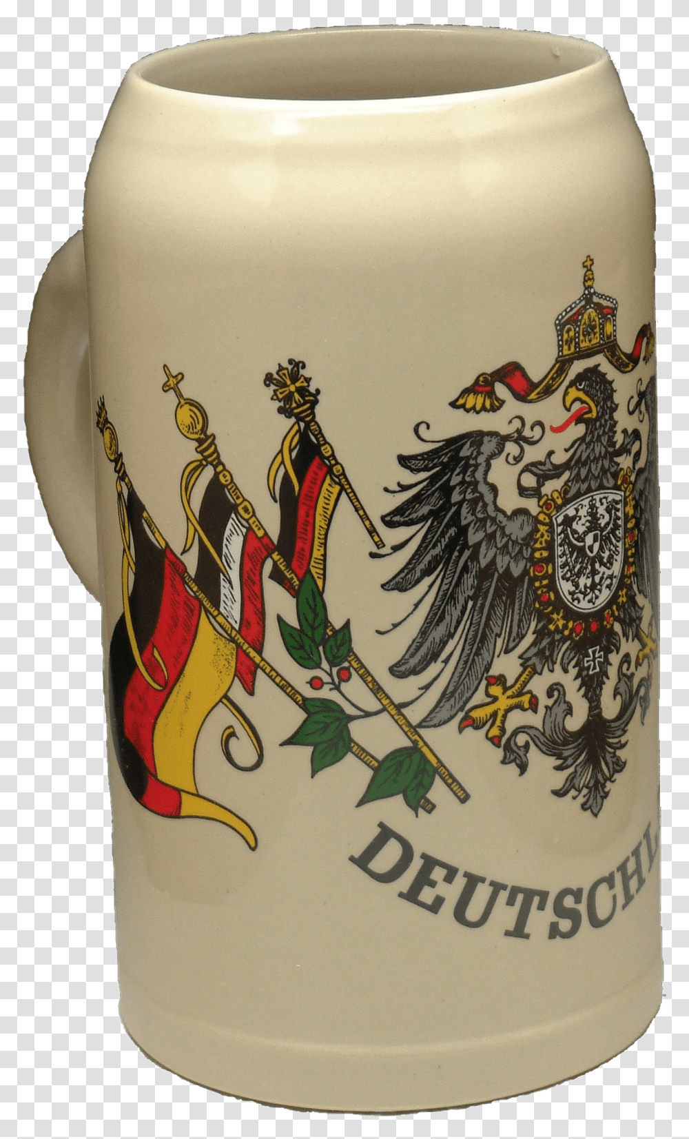 Beer Mug German Symbols German Trick Beer Mugs, Pottery, Emblem, Jar, Glass Transparent Png