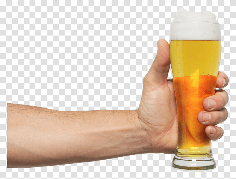Beer Mug Holding Beer, Glass, Beer Glass, Alcohol, Beverage Transparent Png