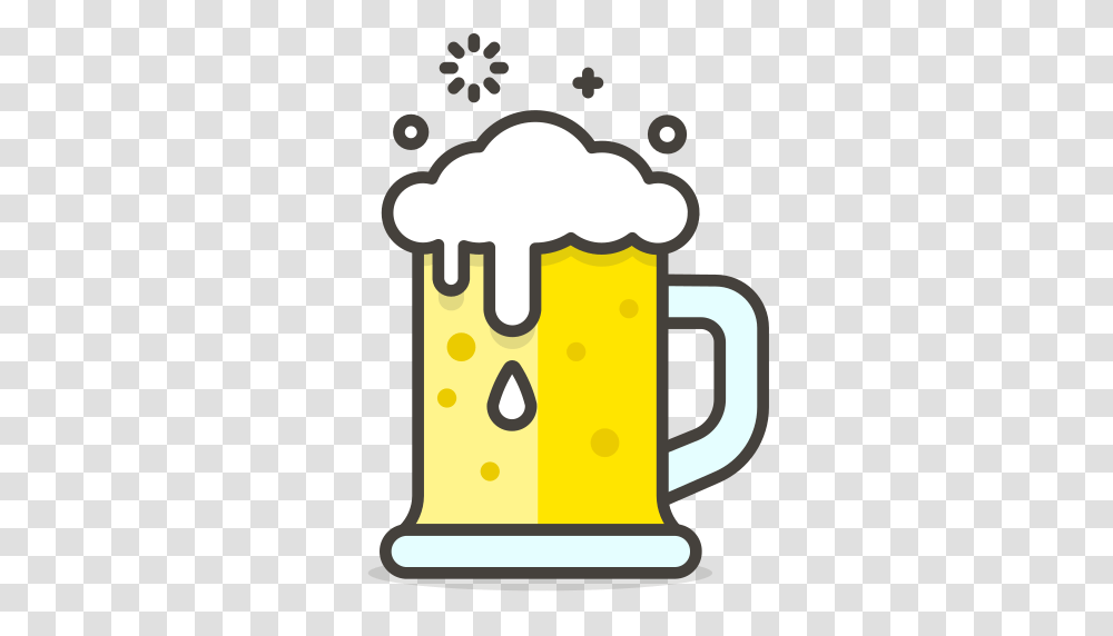 Beer Mug Icon Free Of Free Vector Emoji, Glass, Beer Glass, Alcohol, Beverage Transparent Png