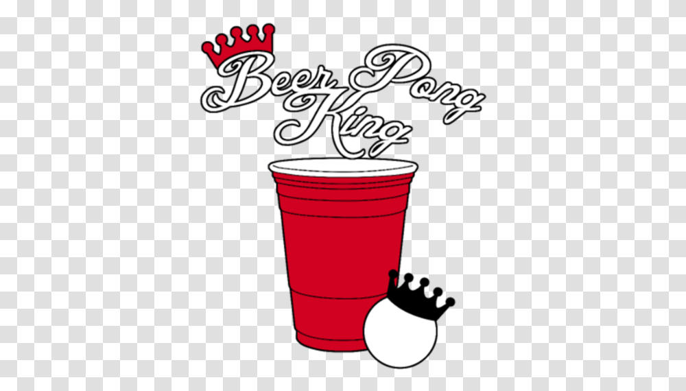 Beer Pong King Label Clip Art, Coffee Cup, Text, Beverage, Drink Transparent Png