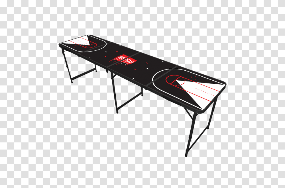 Beer Pong Table Black Basketball Court Design Redds Cups, Furniture, Tabletop, Coffee Table, Chair Transparent Png