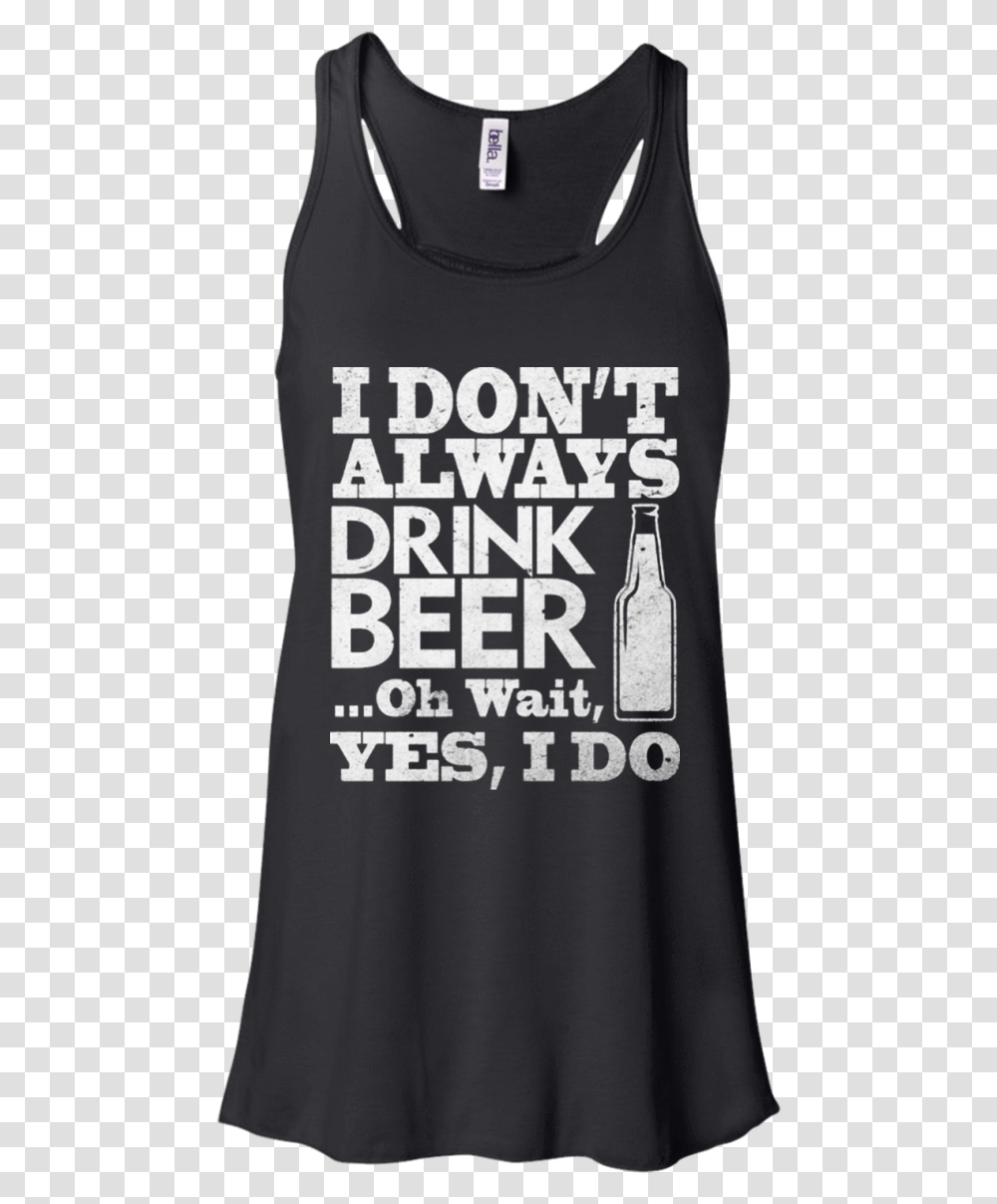 Beer Silhouette Active Tank, Apparel, Tank Top, Sleeve Transparent Png