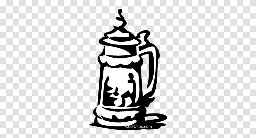 Beer Stein Royalty Free Vector Clip Art Illustration, Tin, Can, Stencil, Jug Transparent Png