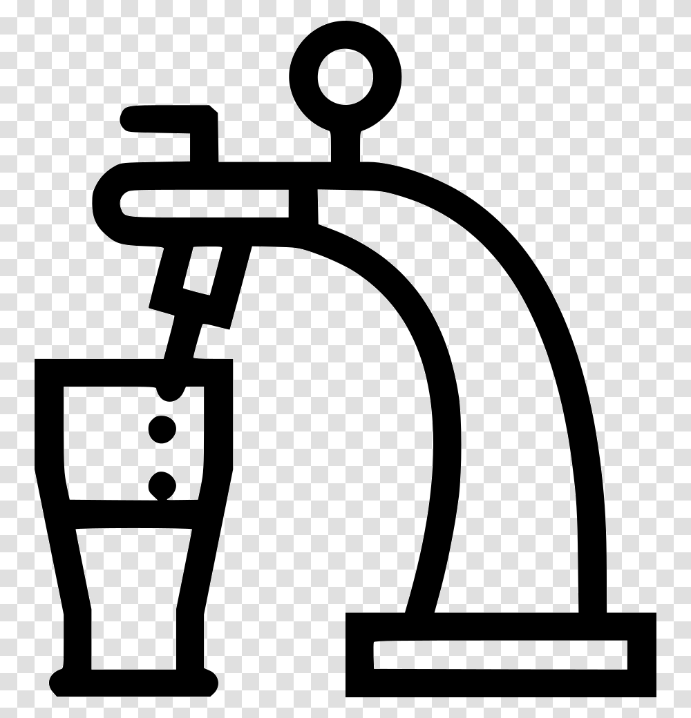 Beer Tap Icon Free Download, Stencil, Drawing Transparent Png