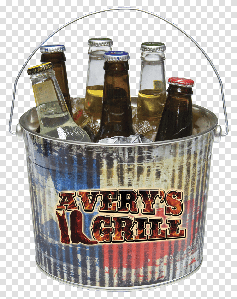 Beers Bucket, Alcohol, Beverage, Drink, Bottle Transparent Png