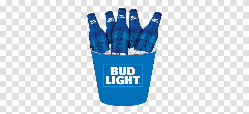 Beers Bud Light Logo, Bottle, Beverage, Drink, Alcohol Transparent Png