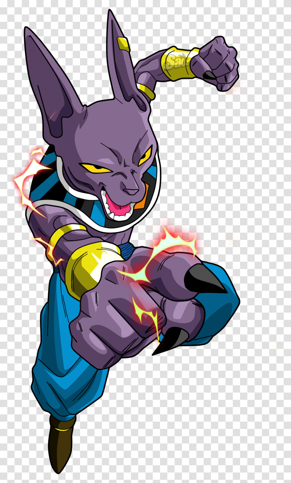 Beerus Dbs, Hand, Paper Transparent Png