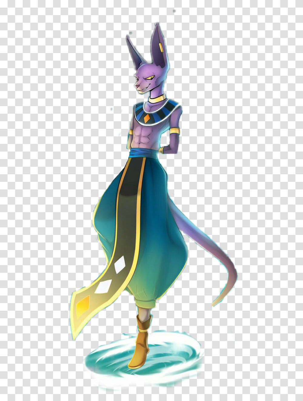 Beerus Sticker By Emotionless Emo Girl Fictional Character, Clothing, Graphics, Art, Costume Transparent Png