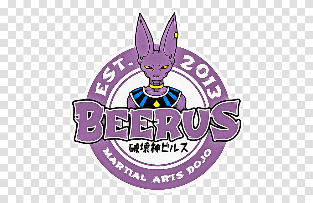 Beerus Tote Bag Cartoon, Label, Text, Symbol, Logo Transparent Png