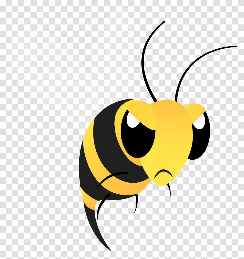 Bees Angry & Clipart Free Download Ywd Angry Bee Clipart, Animal, Insect, Invertebrate, Wasp Transparent Png
