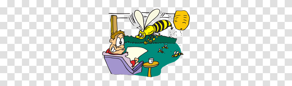 Bees Around A Honey Pot Clip Arts Download, Outdoors, Wasp, Insect Transparent Png