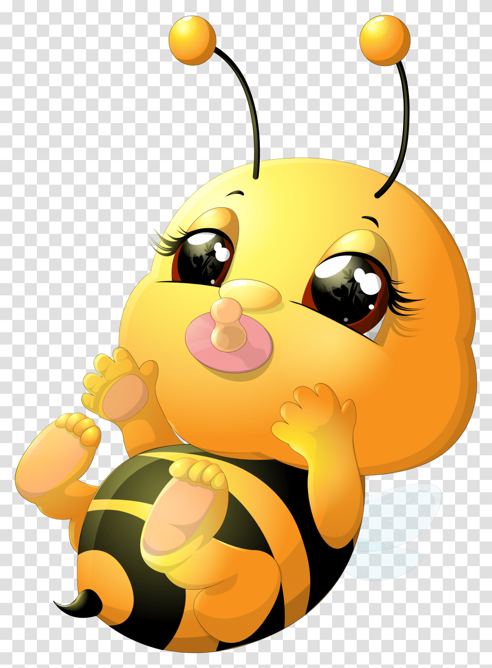 Bees Baby Cartoon Baby Bee Cartoon, Animal, Invertebrate, Insect, Toy Transparent Png