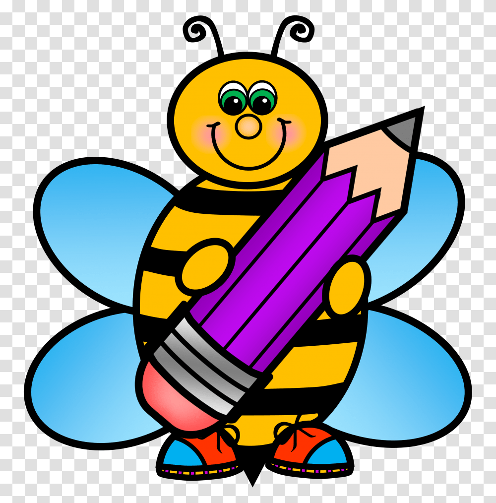 Bees Clipart Child, Crayon, Bomb, Weapon Transparent Png