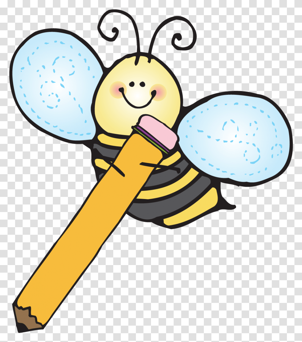 Bees Clipart Kindergarten, Rattle, Hammer, Tool, Musical Instrument Transparent Png