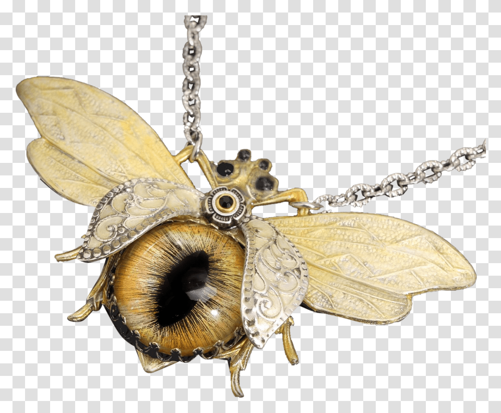 Bees Vintage Bee Necklace, Pendant, Accessories, Accessory, Jewelry Transparent Png