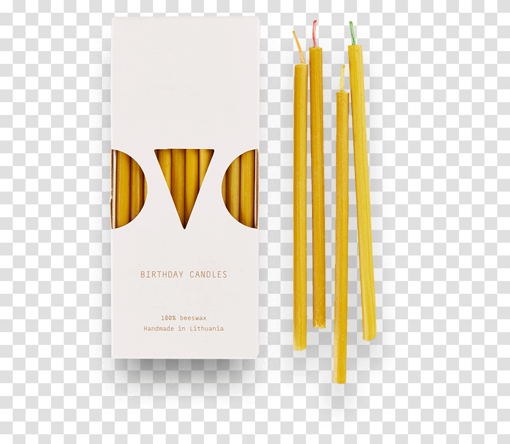 Beeswax Birthday Candles Graphic Design, Arrow, Pencil Transparent Png