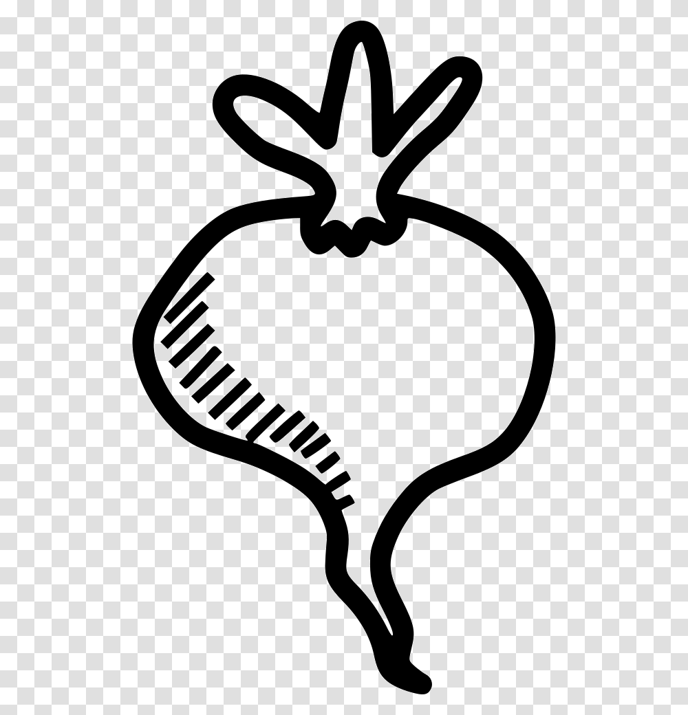 Beet Root Plant Spring Food Vegetable Icon Free Download, Stencil, Logo, Trademark Transparent Png