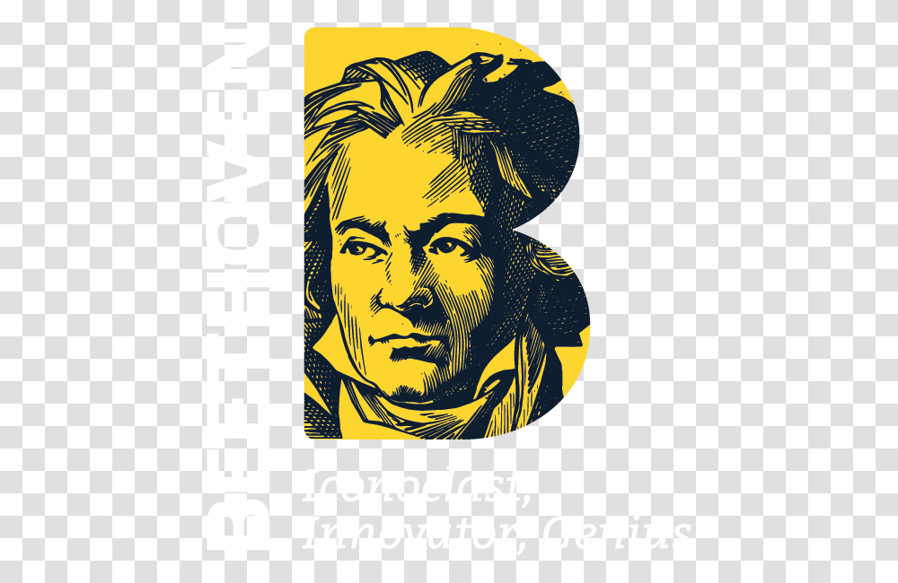 Beethoven Festival Icon Illustration, Modern Art, Advertisement Transparent Png
