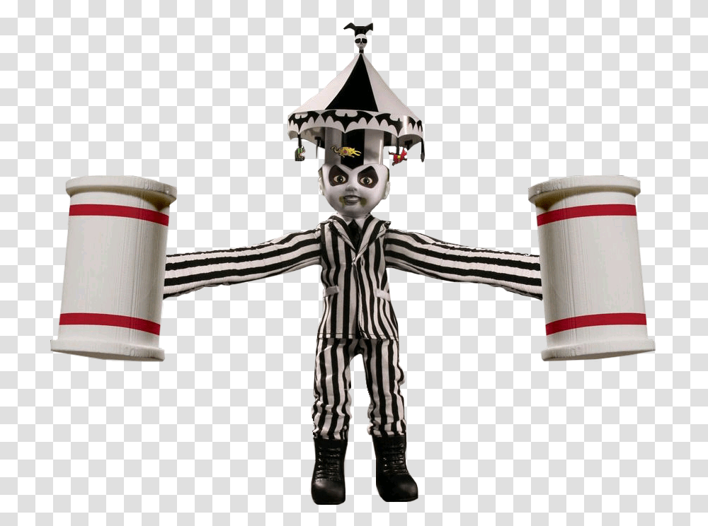 Beetlejueice Doll Living Dead Dolls Mezco Popcultcha, Person, Coffee Cup, Scarecrow, Meal Transparent Png