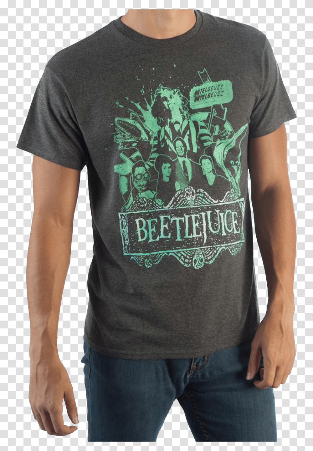 Beetlejuice Beetlejuice The Musical Merch, Apparel, T-Shirt, Person Transparent Png