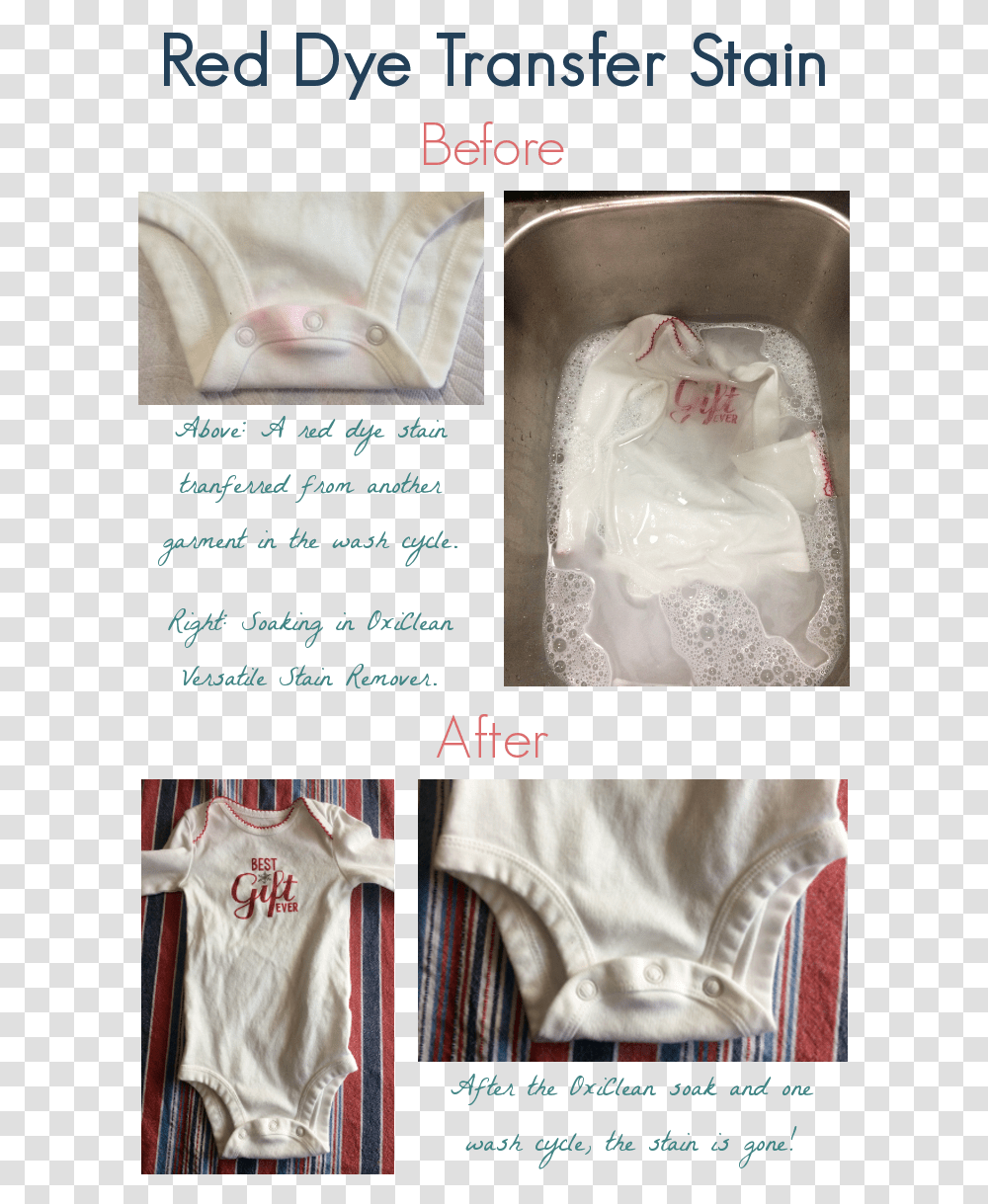 Before And After Pictures Of A Red Dye Transfer Stain Briefs, Underwear, Lingerie, Diaper Transparent Png