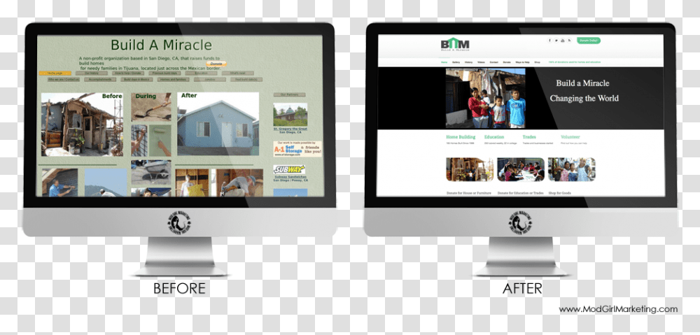 Before And After Web Design Build A Miracle Before After Website Design, Computer, Electronics, Person, Human Transparent Png