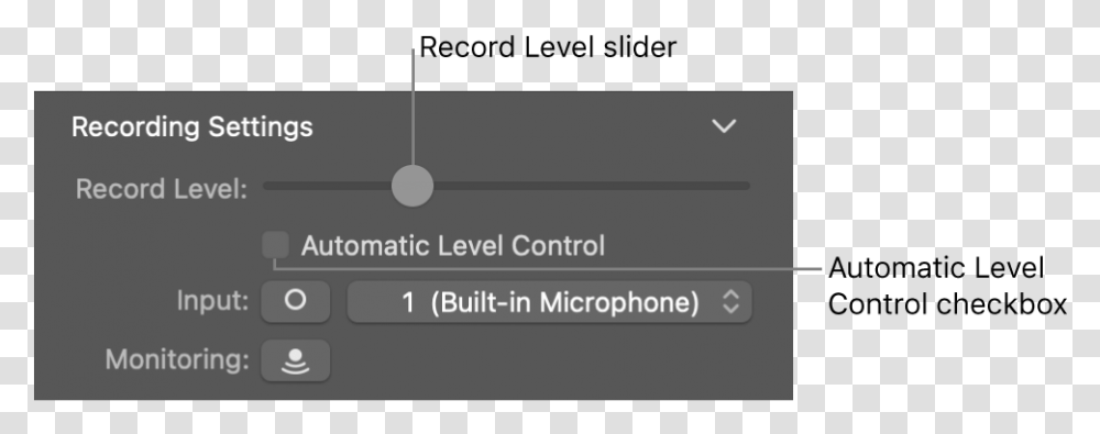 Before Recording Audio In Garageband Apple Support Dot, Text, Electronics, Number, Symbol Transparent Png