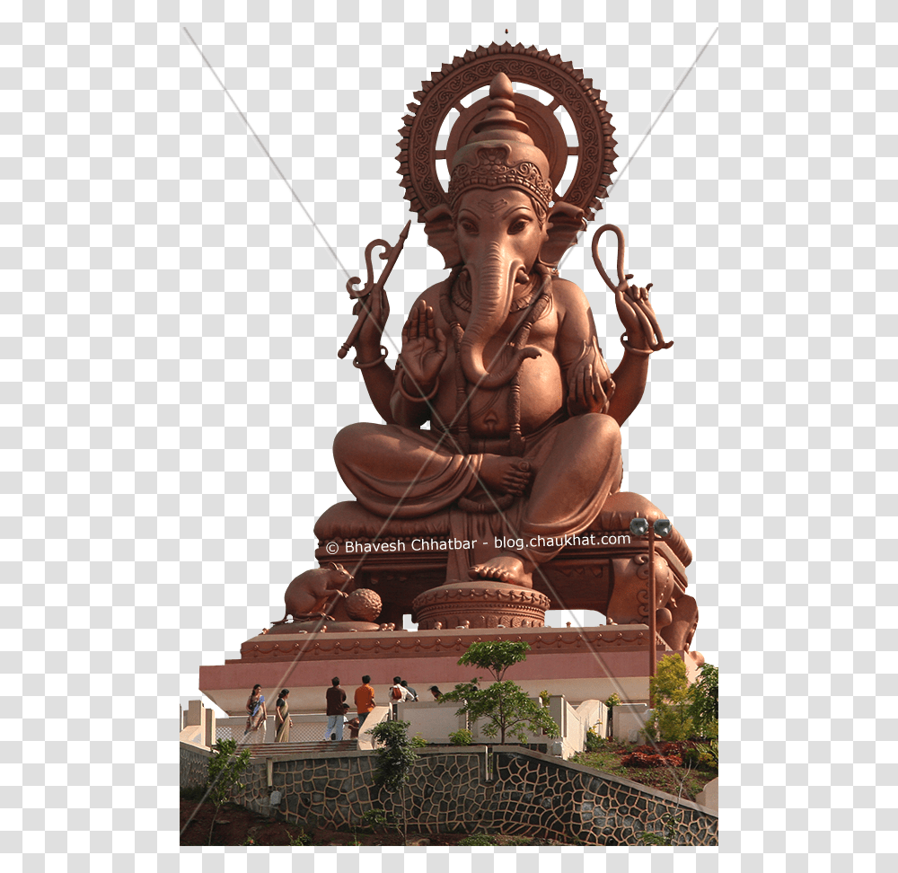 Begdewadi Ganpati Temple Huge Statue Begdewadi Pune, Person, Worship, Architecture, Building Transparent Png