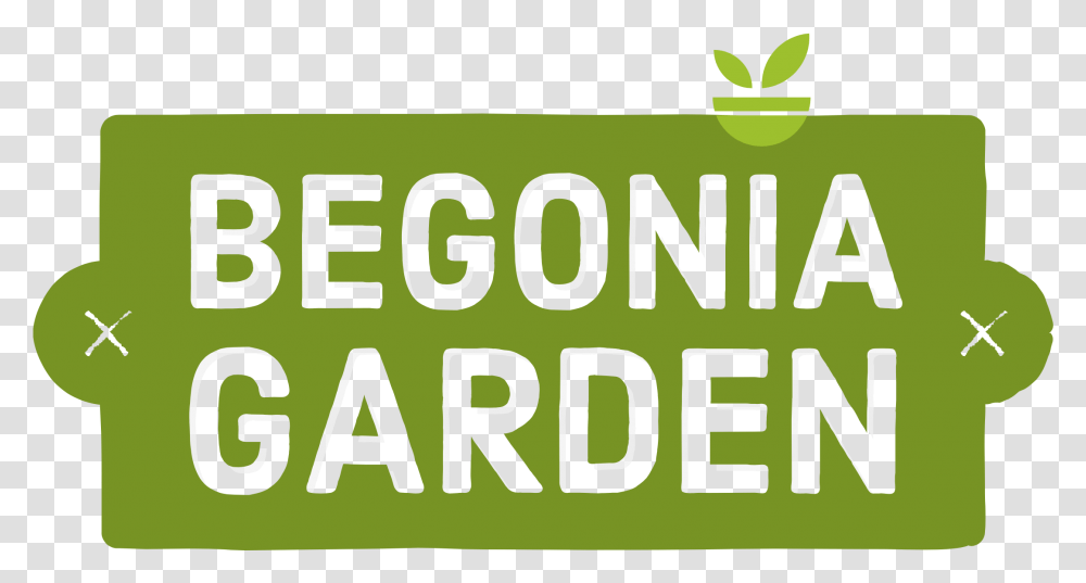 Begonia Garden Apple, Label, Word, Green Transparent Png