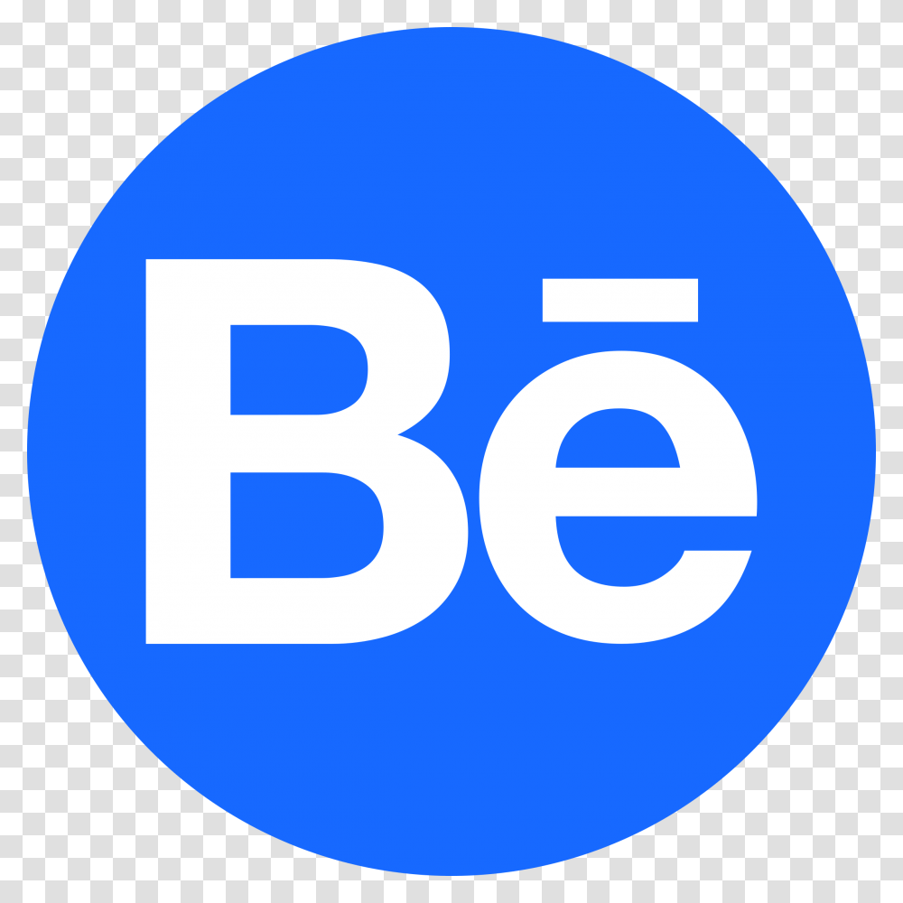 Behance Logo White, Word, Number Transparent Png