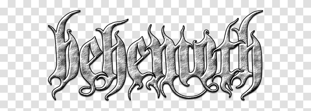Behemoth Behemoth Band Logo, Text, Calligraphy, Handwriting, Antler Transparent Png