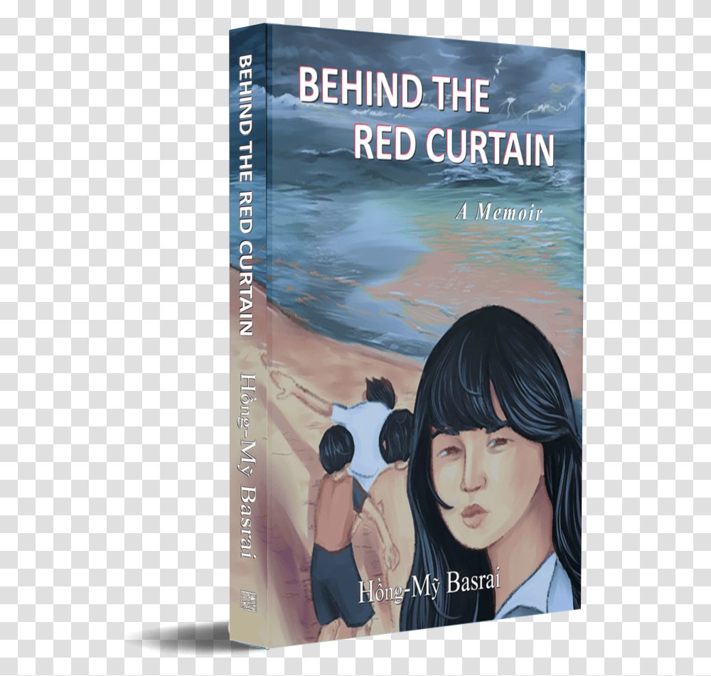 Behind The Red Curtain Book Cover, Person, Human, Novel, Poster Transparent Png